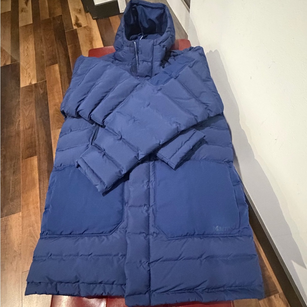 Marmot Men's Blue Puffer Jacket